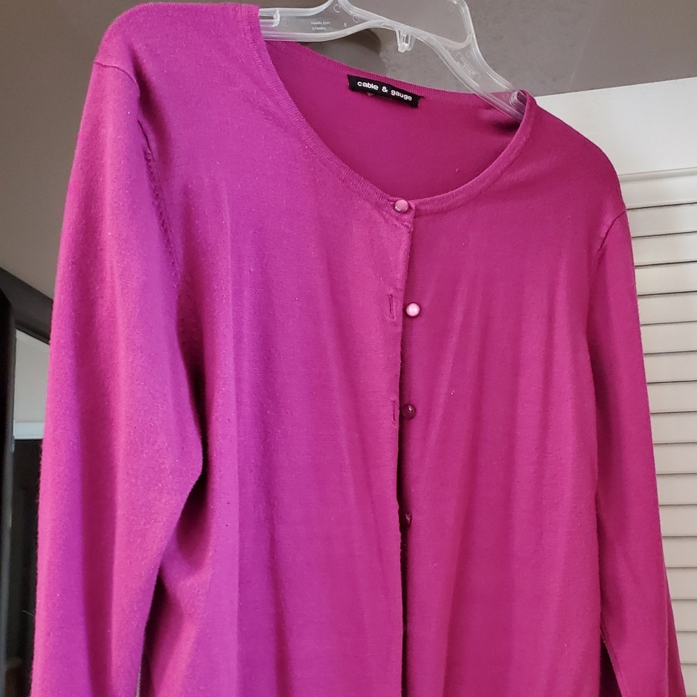 Cable & Gauge Cardigen sweater